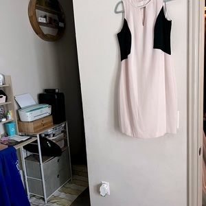 Light pink and black mini dress. Worn once
